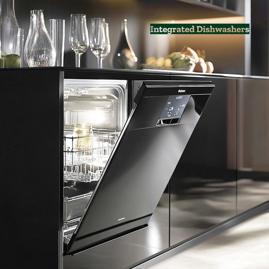Integrated Dishwashers  for Modular Kitchen in Dubai - DesignMaster Fit Out